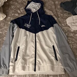 Nike Villanova Men's Navy and Light Gray Windbreaker